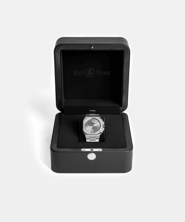 Bell & Ross,BR-03 Auto 36mm,36mm,Stainless Steel,Grey,Automatic,54hours,In-house Caliber,BR05A,BR05A-S-GR-ST/SST