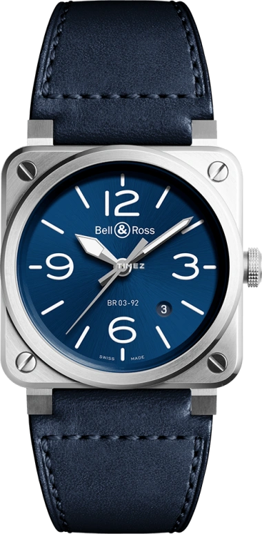Bell & Ross Instruments BR0392-BLU-ST-SCA