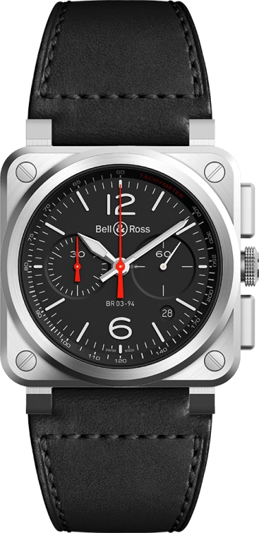 Bell & Ross Instruments BR0394-BLC-ST/SCA
