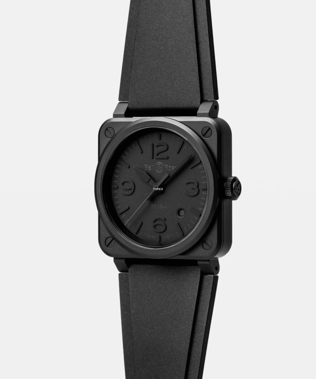 Bell & Ross,Instruments 41mm,41mm,Ceramic,Black,Automatic,Day,Sapphire,Crystal Glass,BR03A,BR03A-PH-CE/SRB