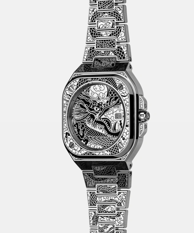 Bell & Ross,Urban 40mm,40mm,Stainless Steel,Silver,Black,Automatic,Day,38hours,BR05A,BR05A-DR-ST/SST