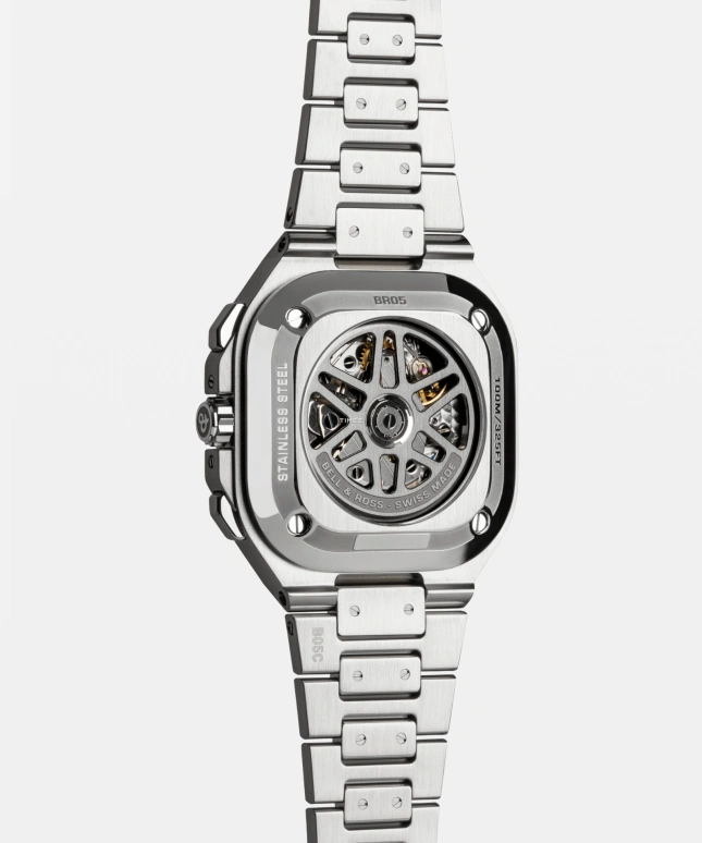 Bell & Ross,Urban 41mm,41mm,Stainless Steel,Rose Gold,Grey,Automatic,Chronograph,Day,BR05C,BR05C-RTH-STPG/SSG