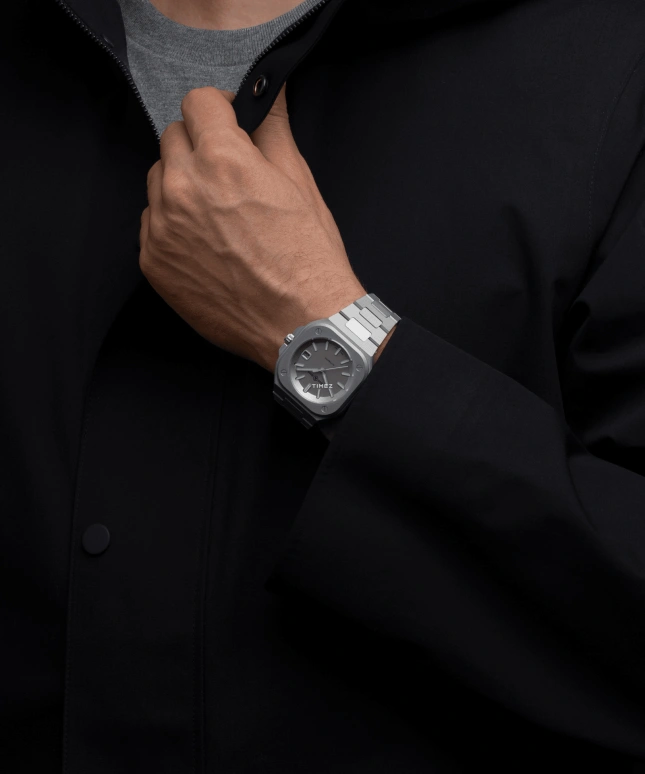 Bell & Ross,Instruments 40mm,40mm,Stainless Steel,Grey,Automatic,Day,38hours,BR05A,BR05A-GM-ST/SST