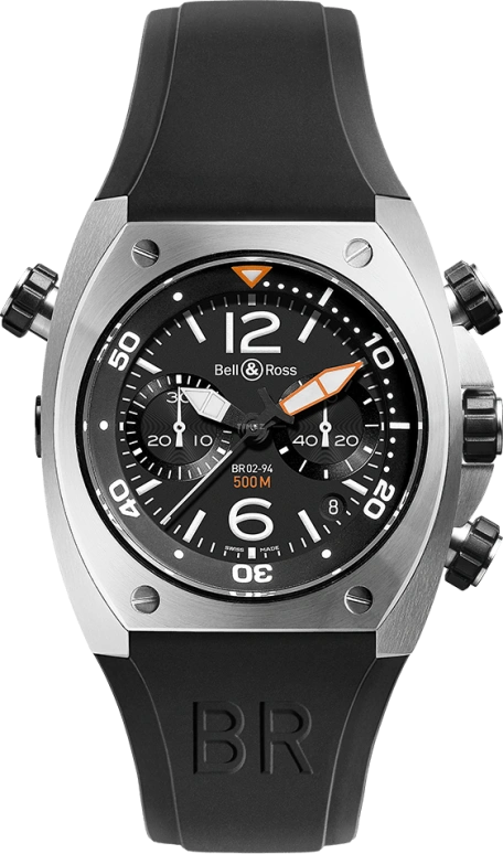 Bell & Ross Marine BR02-CHR-BL-ST