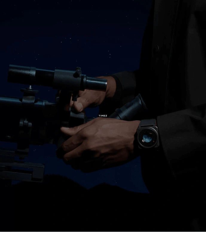 Bell & Ross,Astro 41mm,41mm,Ceramic,Black,Blue,Automatic,54hours,In-house Caliber,BR03A,BR03A-EMM-CE/SRB