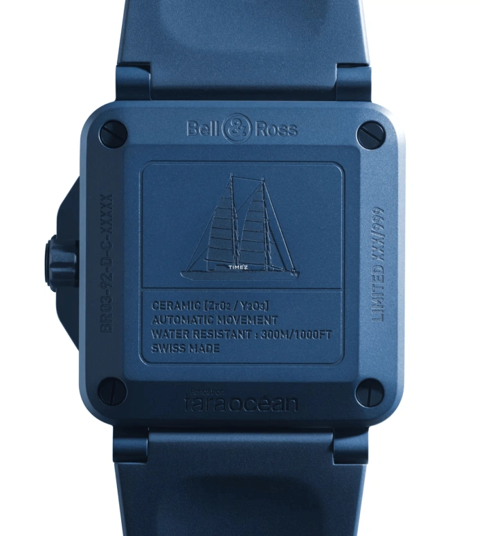 Bell & Ross,BR-03 Diver 42mm,42mm,Ceramic,Blue,Automatic,Day,Sapphire,Crystal Glass,BR0392,BR0392-D-TR-CE/SRB