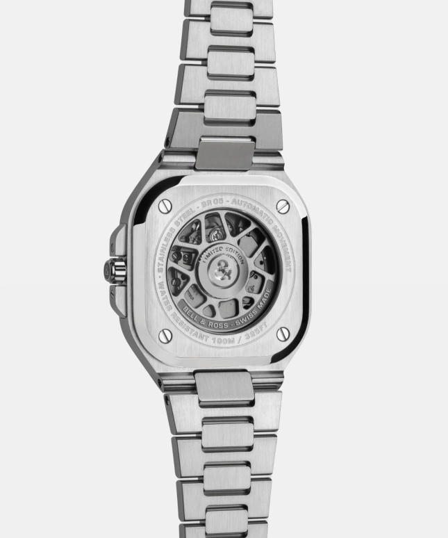 Bell & Ross,BR-05 Auto 40mm,40mm,Stainless Steel,Mirror,Grey,Automatic,54hours,In-house Caliber,BR05A,BR05A-MI-ST/SST