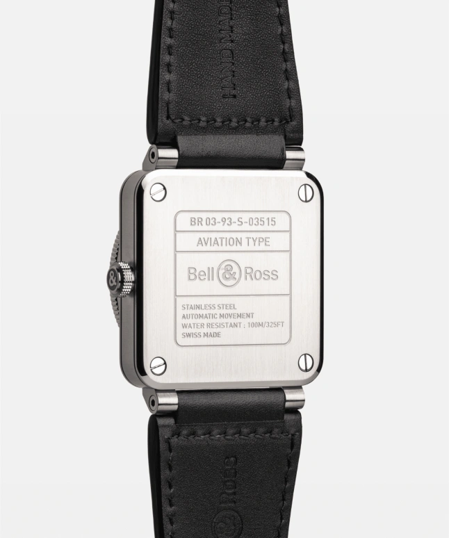 Bell & Ross,Instruments 42mm,42mm,Stainless Steel,Black,Automatic,Dule Time,42hours,BR0393,BR0393-BL-ST/SCA