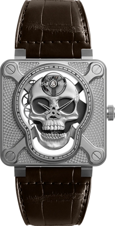Bell & Ross Instruments BR01-SKULL-SK-ST