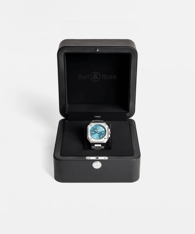 Bell & Ross,Urban 41mm,41mm,Stainless Steel,Sky Blue,Automatic,Day,Dule Time,BR05G,BR05G-PB-STSST