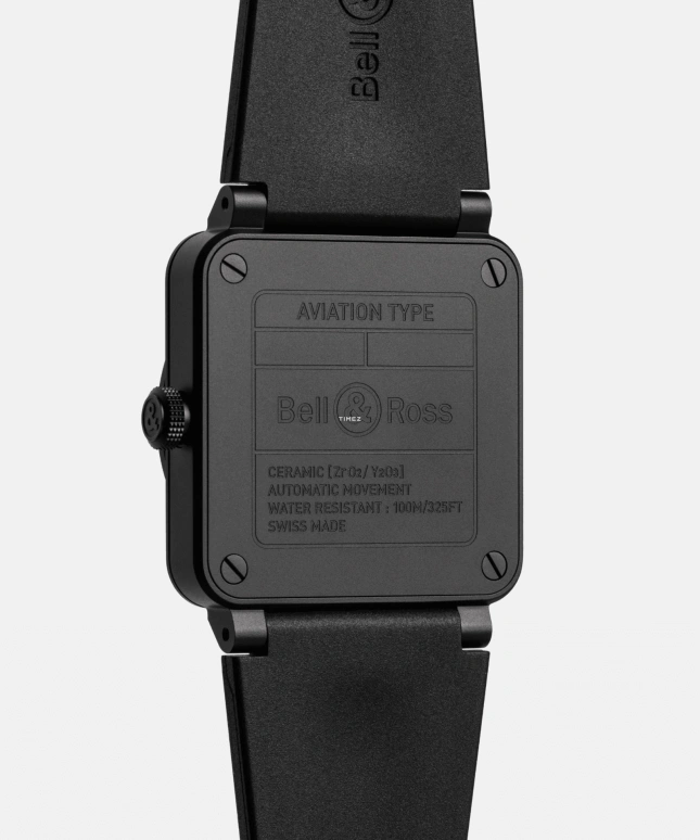 Bell & Ross,BR-03 Auto 41mm,41mm,Ceramic,Black,Automatic,54hours,In-house Caliber,BR03A,BR03A-LM-SKCE/SRB