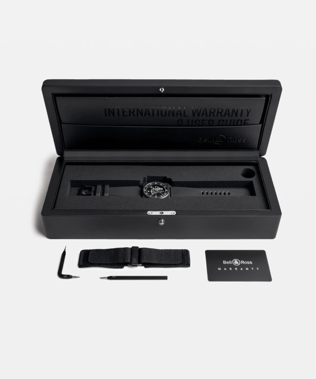 Bell & Ross,Instruments 41mm,41mm,Ceramic,Black,Automatic,Day,Sapphire,Crystal Glass,BR03A,BR03A-CPS-CE/SRB