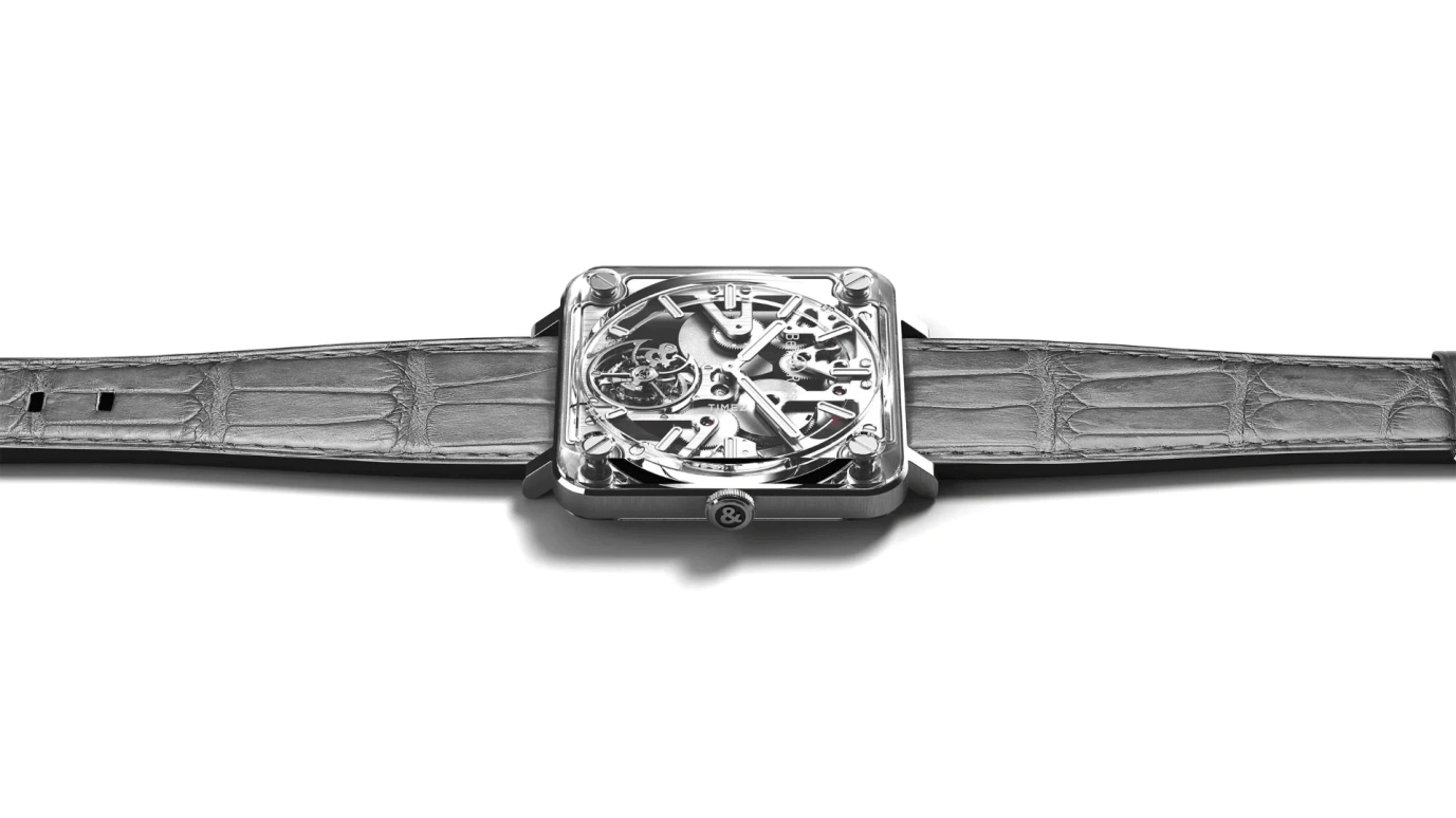 Bell & Ross,Haute-Horlogerie 42.50mm,42.50mm,Stainless Steel,Transparent,Skeleton,Automatic,Tourbillon,Sapphire,Crystal Glass,BRX2,BRX2-MRTB-SK-ST