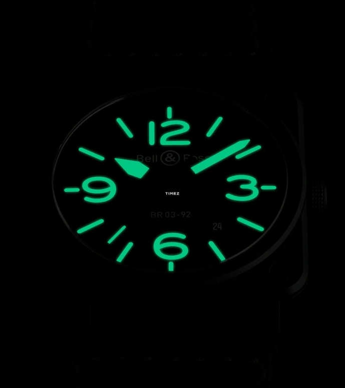 Bell & Ross,Instruments 42mm,42mm,Ceramic,Black,Automatic,Day,38hours,BR0392,BR0392-BL3-CE/SCA