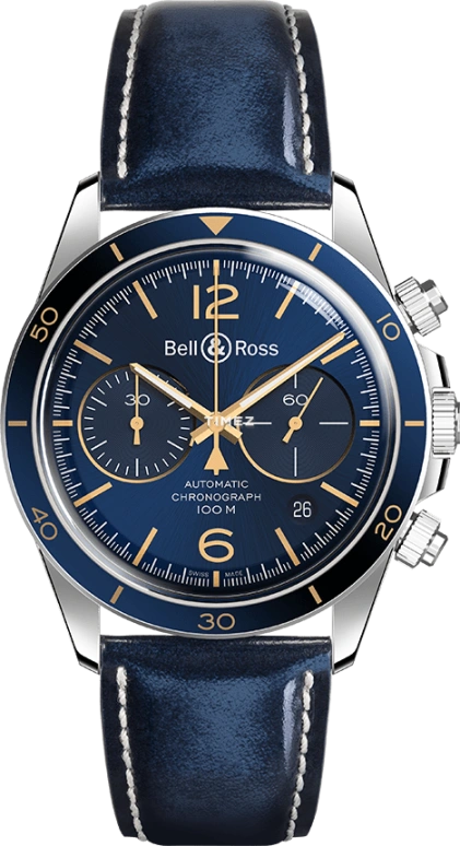 Bell & Ross Vintage BRV294-BU-G-ST-SCA