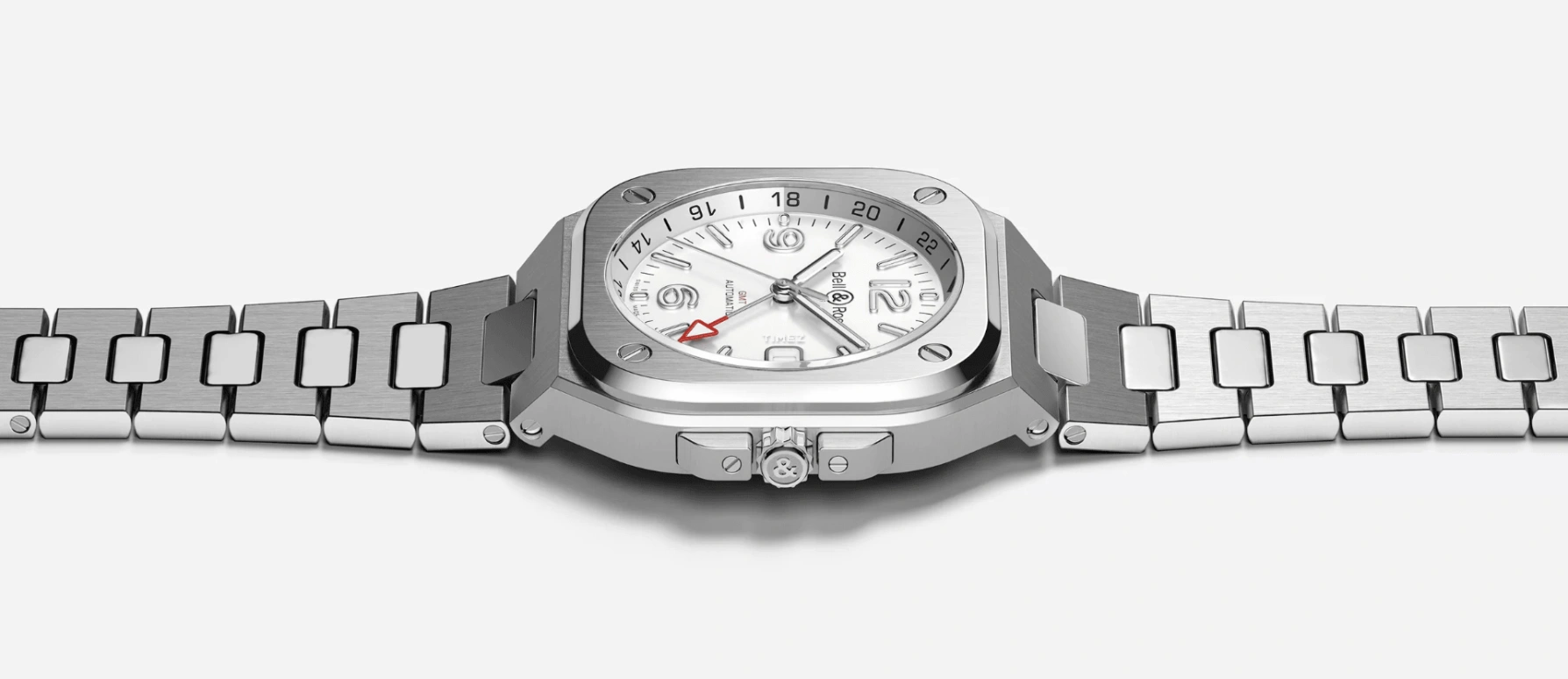 Bell & Ross,Urban 41mm,41mm,Stainless Steel,Silver White,Automatic,Day,Dule Time,BR05G,BR05G-SI-ST/SST