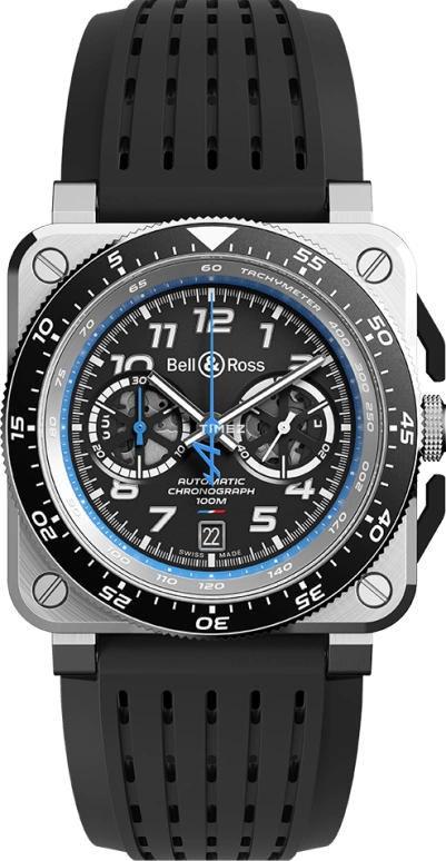 Bell & Ross,Instruments 42mm,42mm,Stainless Steel,Automatic,BR0394,BR0394-A521-SRB