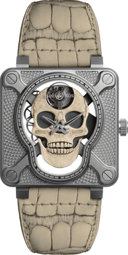 Bell & Ross BR-01 Skull BR01-SKULL-O-SK-ST