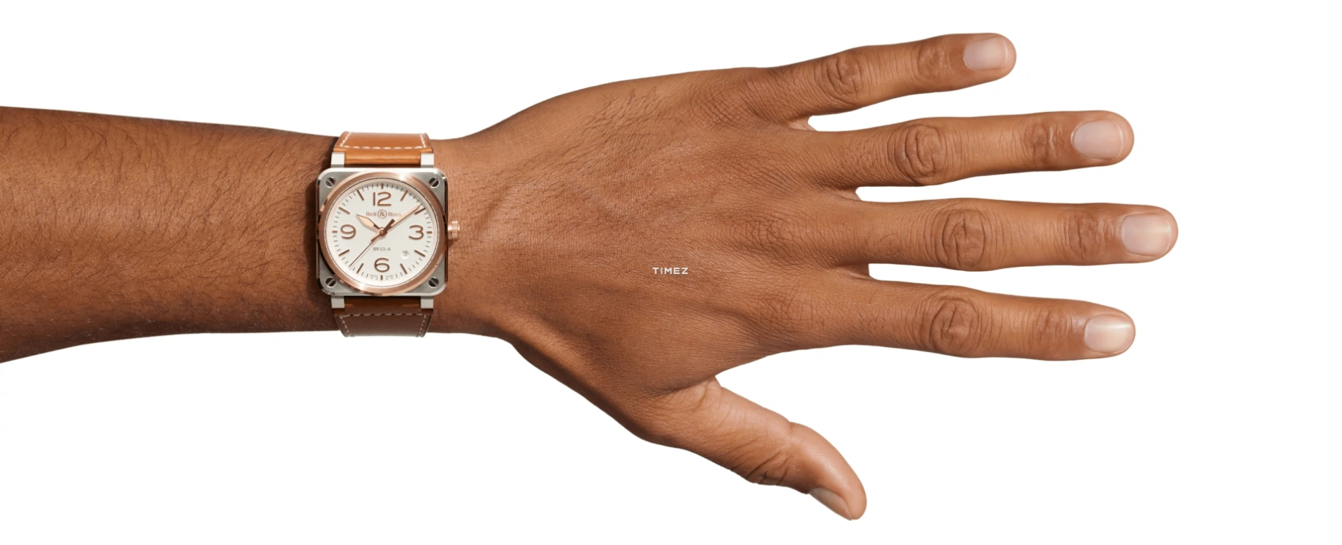 Bell & Ross,Instruments 41mm,41mm,Stainless Steel,White,Automatic,Day,54hours,BR03A,BR03A-WH-STPG/SCA