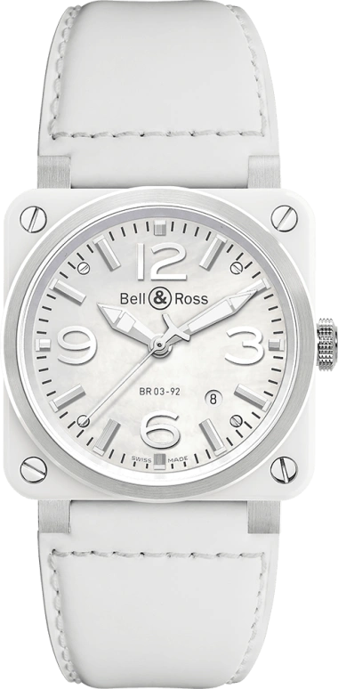 Bell & Ross Instruments BR0392-WH-C/SCA