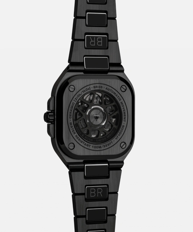 Bell & Ross,BR-05 Auto 41mm,41mm,Ceramic,Black,Automatic,54hours,In-house Caliber,BR05A,BR05A-PH-SK-CE/SCE