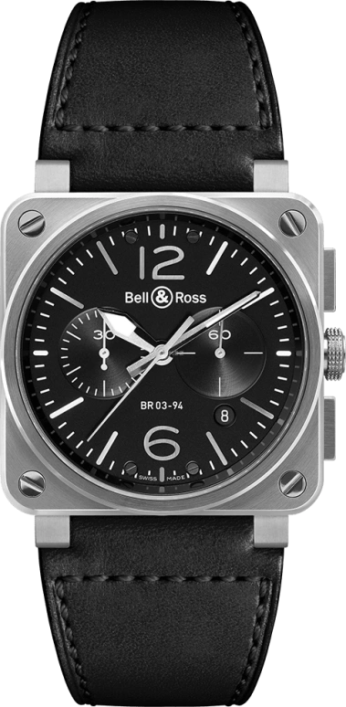 Bell & Ross Instruments BR0394-BL-SI/SCA