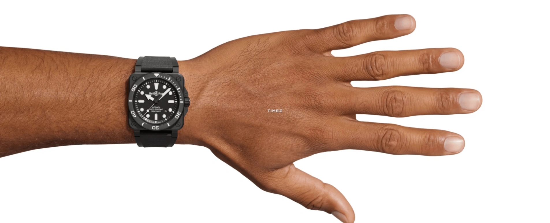 Bell & Ross,BR-03 Diver 42mm,42mm,Ceramic,Black,Automatic,Day,54hours,BR03A,BR03A-D-BL-CE/SRB