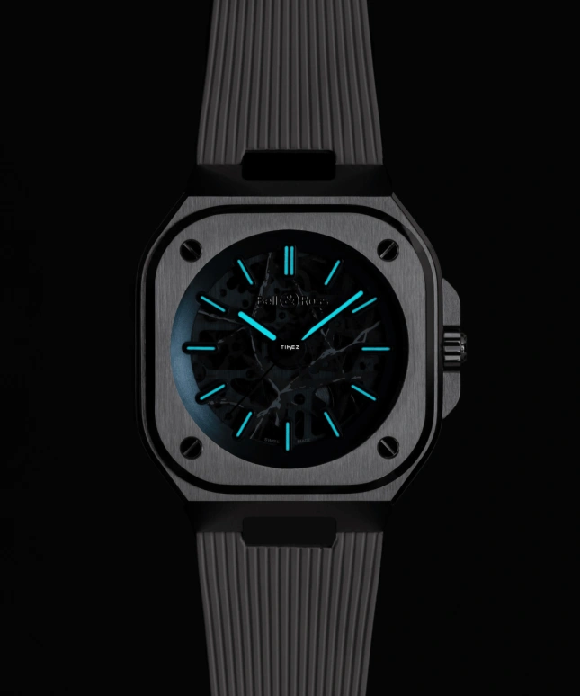 Bell & Ross,Urban 40mm,40mm,Stainless Steel,Ice Blue,Automatic,54hours,In-house Caliber,BR05A,BR05A-AB-SKSTSRB