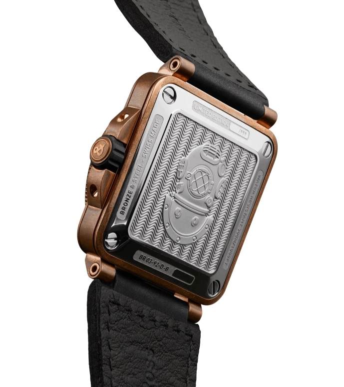 Bell & Ross,BR-03 Diver 42mm,42mm,Bronze,Cream,Automatic,Day,38hours,BR0392,BR0392-D-WH-BR/SCA