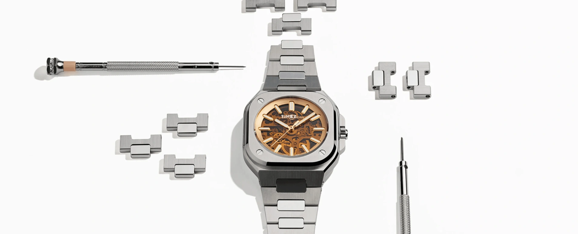 Bell & Ross,BR-05 Auto 40mm,40mm,Stainless Steel,Brown,Automatic,38hours,In-house Caliber,BR05A,BR05A-CH-SKST/SST