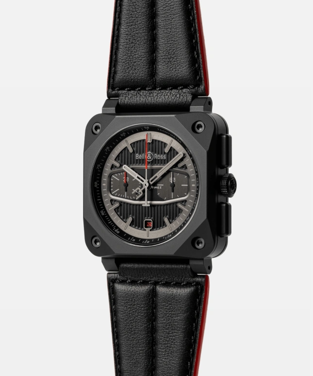 Bell & Ross,Instruments 42mm,42mm,Ceramic,Black,Automatic,Chronograph,Day,BR0394,BR0394-BTR-CE/SCA