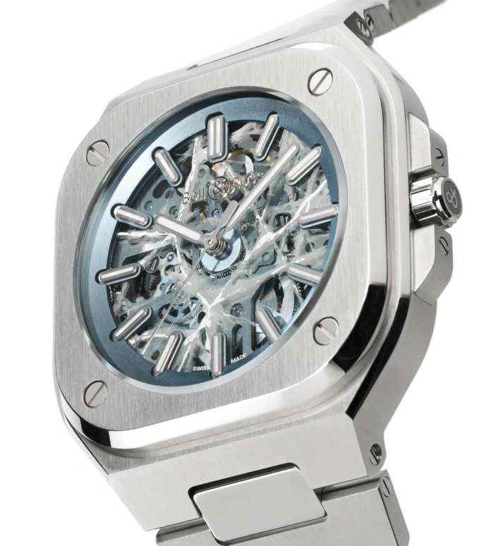 Bell & Ross,Urban 40mm,40mm,Stainless Steel,Ice Blue,Automatic,54hours,In-house Caliber,BR05A,BR05A-AB-SKST/SST