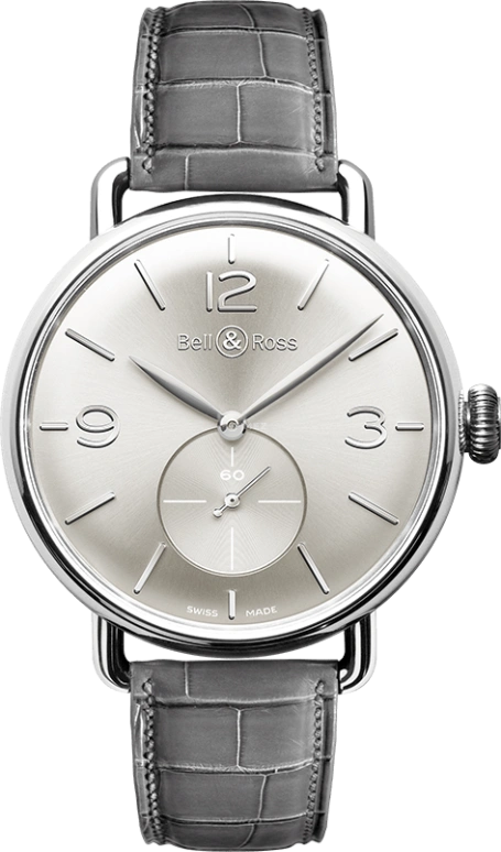 Bell & Ross Vintage BRWW1-ME-AG-SI/SCR