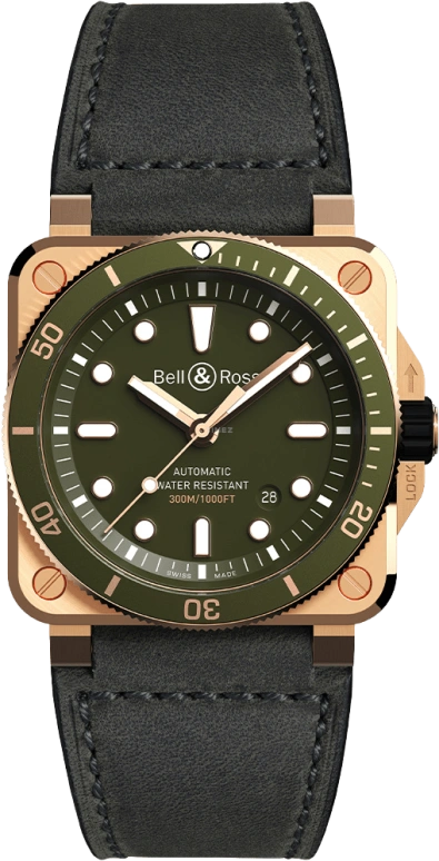 Bell & Ross Instruments BR0392-D-G-BR/SCA