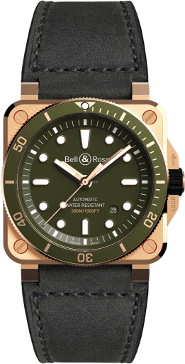 Bell & Ross Instruments BR0392-D-G-BR/SCA