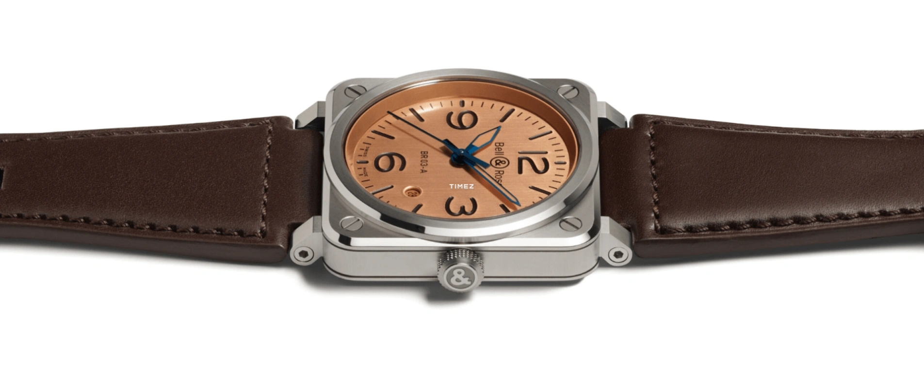 Bell & Ross,BR-03 Auto 41mm,41mm,Stainless Steel,Copper,Automatic,Day,54hours,BR03A,BR03A-GB-ST/SCA
