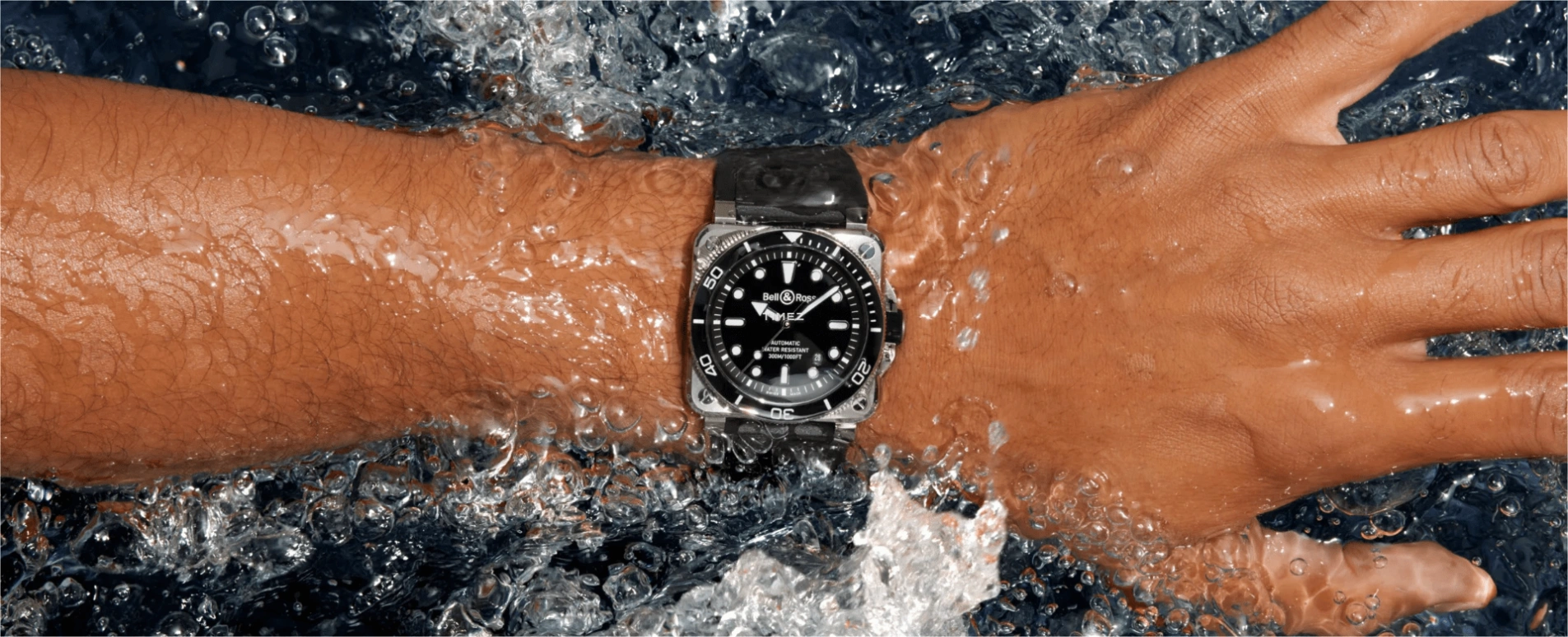 Bell & Ross,BR-03 Diver 42mm,42mm,Stainless Steel,Black,Automatic,Day,54hours,BR03A,BR03A-D-BL-ST/SRB