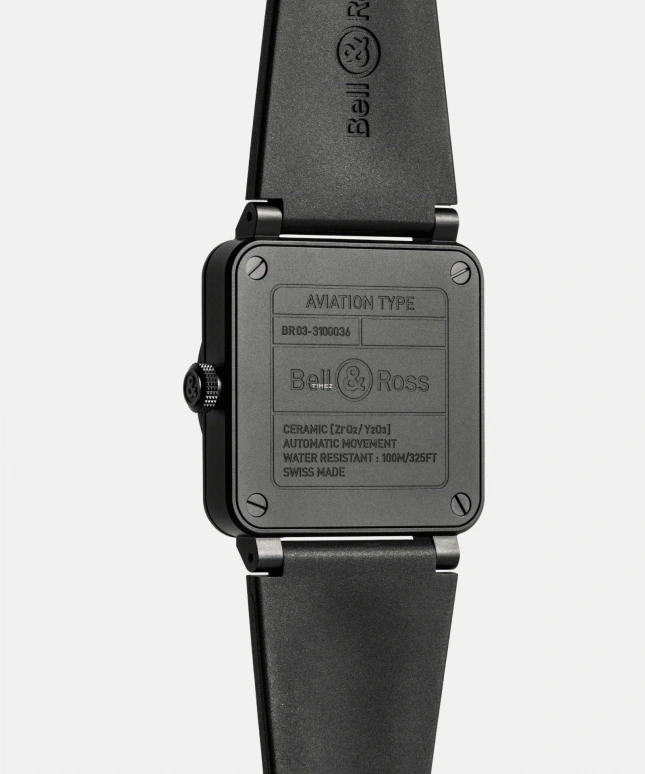 Bell & Ross,Instruments 41mm,41mm,Ceramic,Black,Automatic,Day,Sapphire,Crystal Glass,BR03A,BR03A-PH-CE/SRB