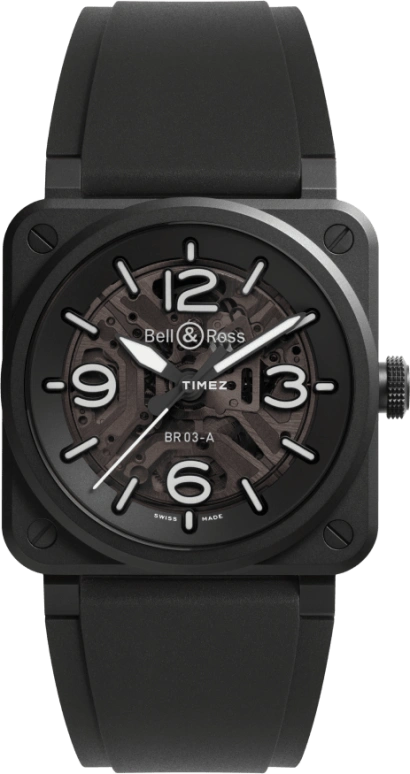 Bell & Ross BR-03 Auto BR03A-BL-SKCE/SRB