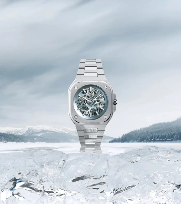Bell & Ross,Urban 40mm,40mm,Stainless Steel,Ice Blue,Automatic,54hours,In-house Caliber,BR05A,BR05A-AB-SKST/SST