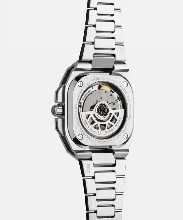 Bell & Ross,Urban 41mm,41mm,Stainless Steel,Black,Automatic,Day,Power Reserve Indicator,BRX5R,BRX5R-BL-ST/SST