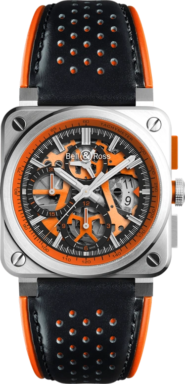 Bell & Ross Instruments BR0394-SC-ORA/SCA