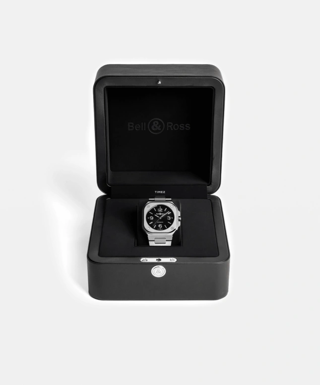 Bell & Ross,BR-03 Auto 36mm,36mm,Stainless Steel,Black,Automatic,54hours,In-house Caliber,BR05A,BR05A-S-BL-ST/SST