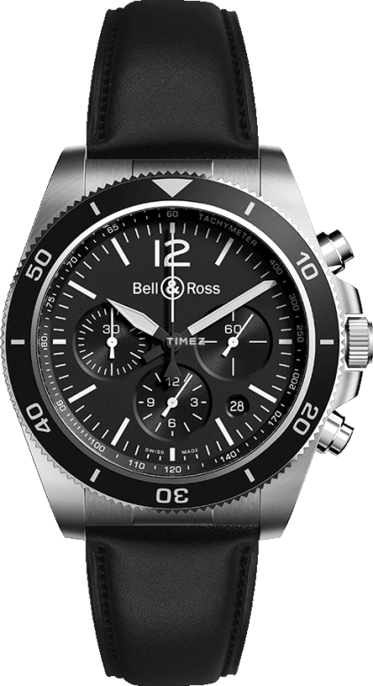 Bell & Ross Vintage BRV394-BL-ST-SCA