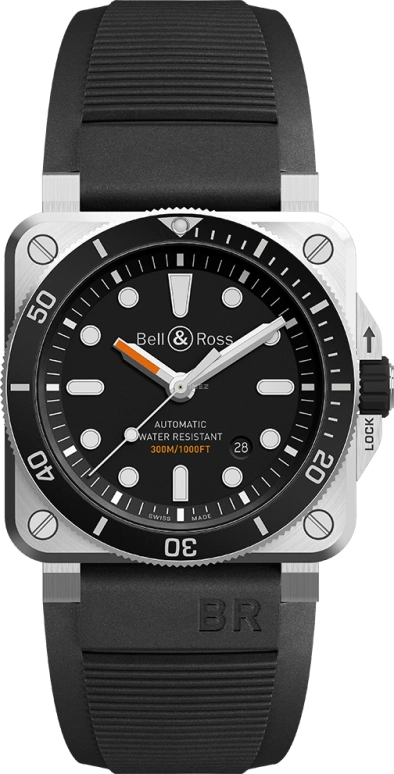 Bell & Ross Instruments BR0392-D-BL-ST/SRB