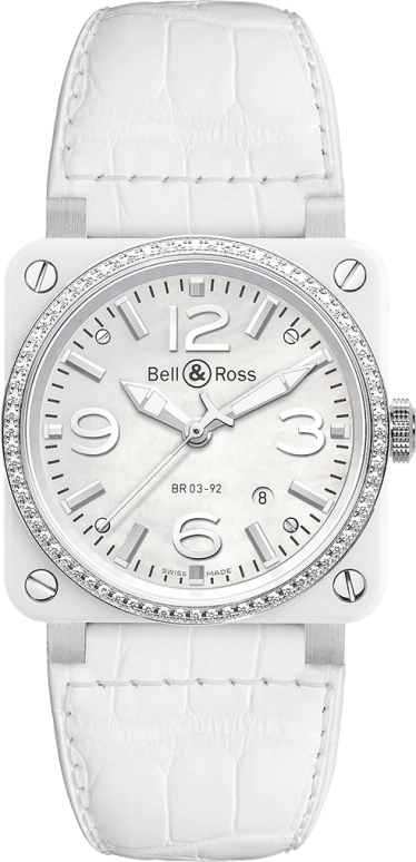 Bell & Ross Instruments BR0392-WH-C-D/SCA