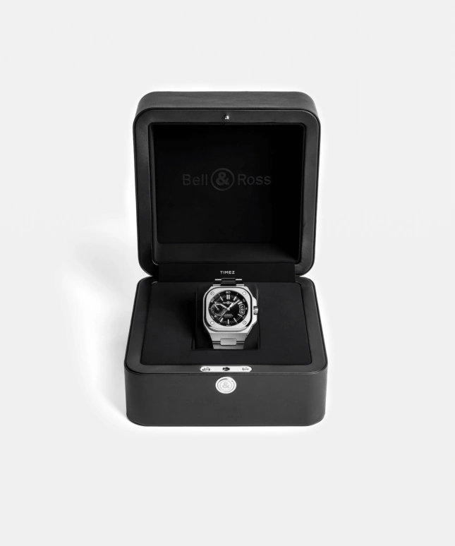 Bell & Ross,Urban 41mm,41mm,Stainless Steel,Black,Automatic,Day,Power Reserve Indicator,BRX5R,BRX5R-BL-ST/SST