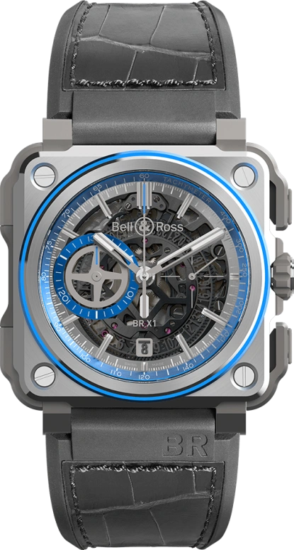 Bell & Ross Instruments BRX1-AL-TI-BLU