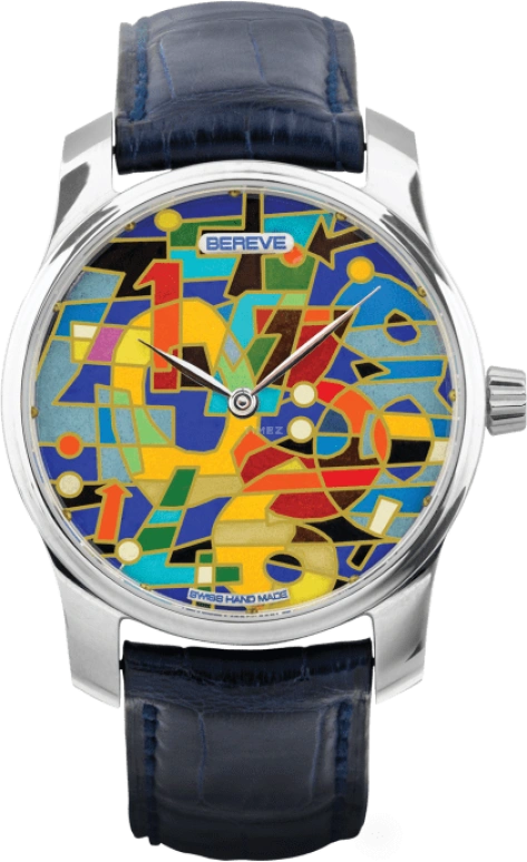 Bereve,Numbers 42mm,42mm,Stainless Steel,Multi-Color,Automatic,50hours,Sapphire,A1,A1.BV02.02.X.W1