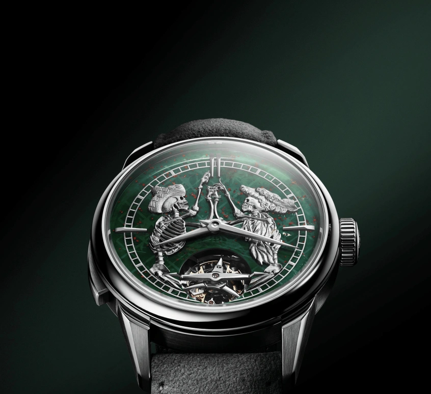Biver,Minute repeater 42mm,42mm,Titanium,Green,Automatic,Tourbillon,Minute Repeater,Carillon tourbillon La derniere danse